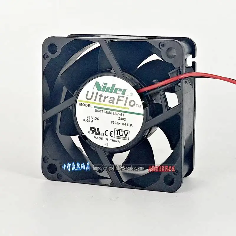 ORIGINAL U60T24MS3A7-51 24V 0.11A 6025 60*60*25mm KIPAS PENDINGIN BARU RADIATOR