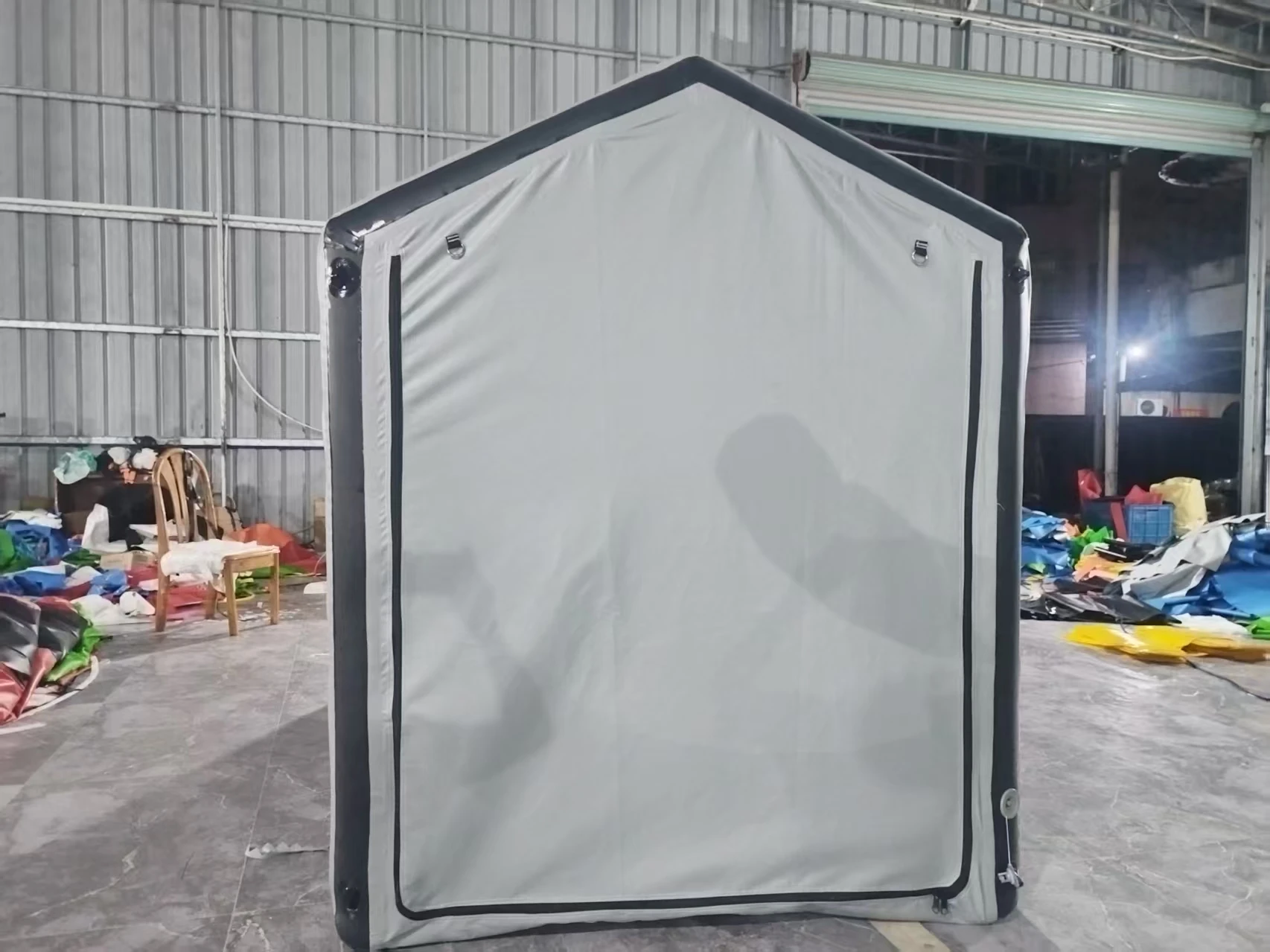 Outdoor Inflatable Motorcycle Cabin, Inflatable Motorcycle Garage Cover, Waterproof Tent Storage Shed