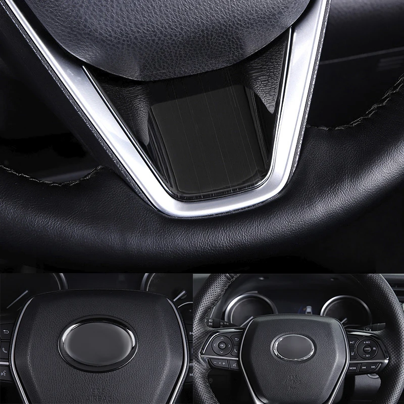 Für Toyota Camry 70 XV70 2018 ~ 2023 Hybrid Auto Lenkrad Emblem Bluetooth Lautsprecher Taste Schalter Rahmen Trim Abdeckung zubehör