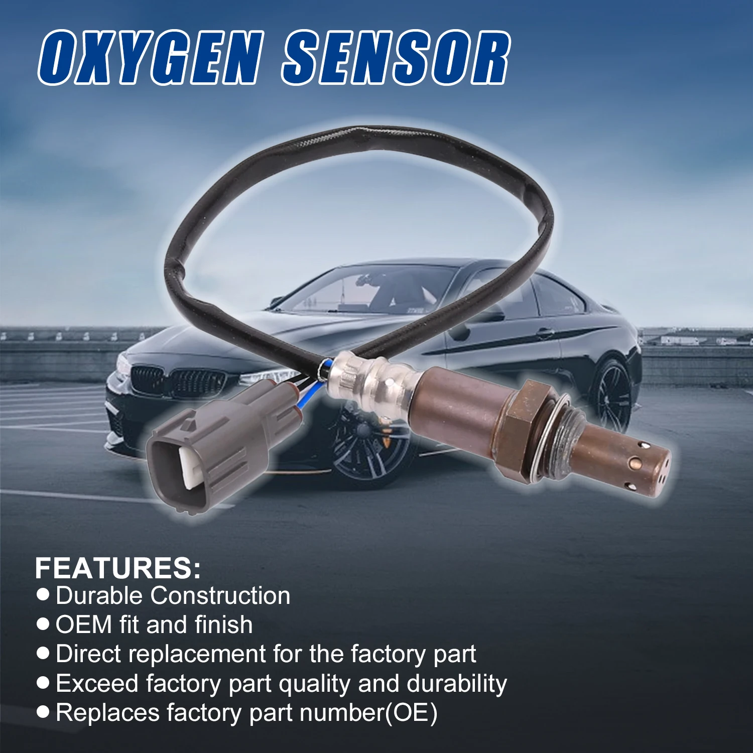 Sensor oksigen mobil 89465-20860, 8946520860 Sensor oksigen mobil untuk TOYOTA NOAH VOXY PREMIO ALLION 2.0L 2001-2009 O2 Sensor untuk TOYOTA