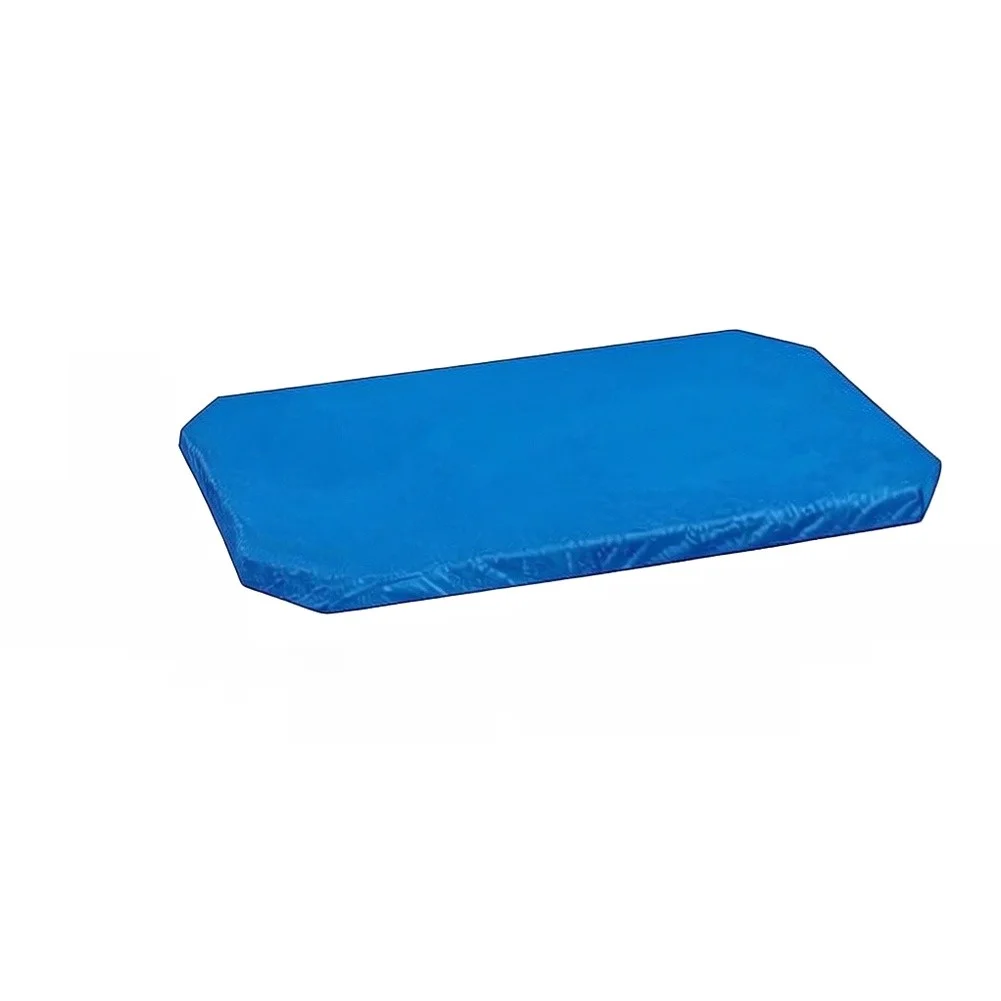 Pool Cover Blue for UV Resistant for pe Inflatable Pool Cover With Drawstring For Rectangular Foldable Swimming Pool Dust for