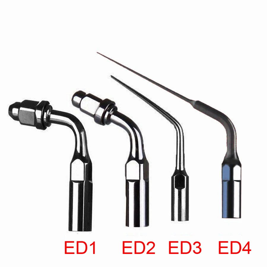 

5PCS Dental Ultrasonic Scaler Tips Endodontic Endo Piezo Tip ED0 ED1 ED2 ED3 ED4 ED5 ED10 ED14 ED3D ED4D Fit SATELEC DTE