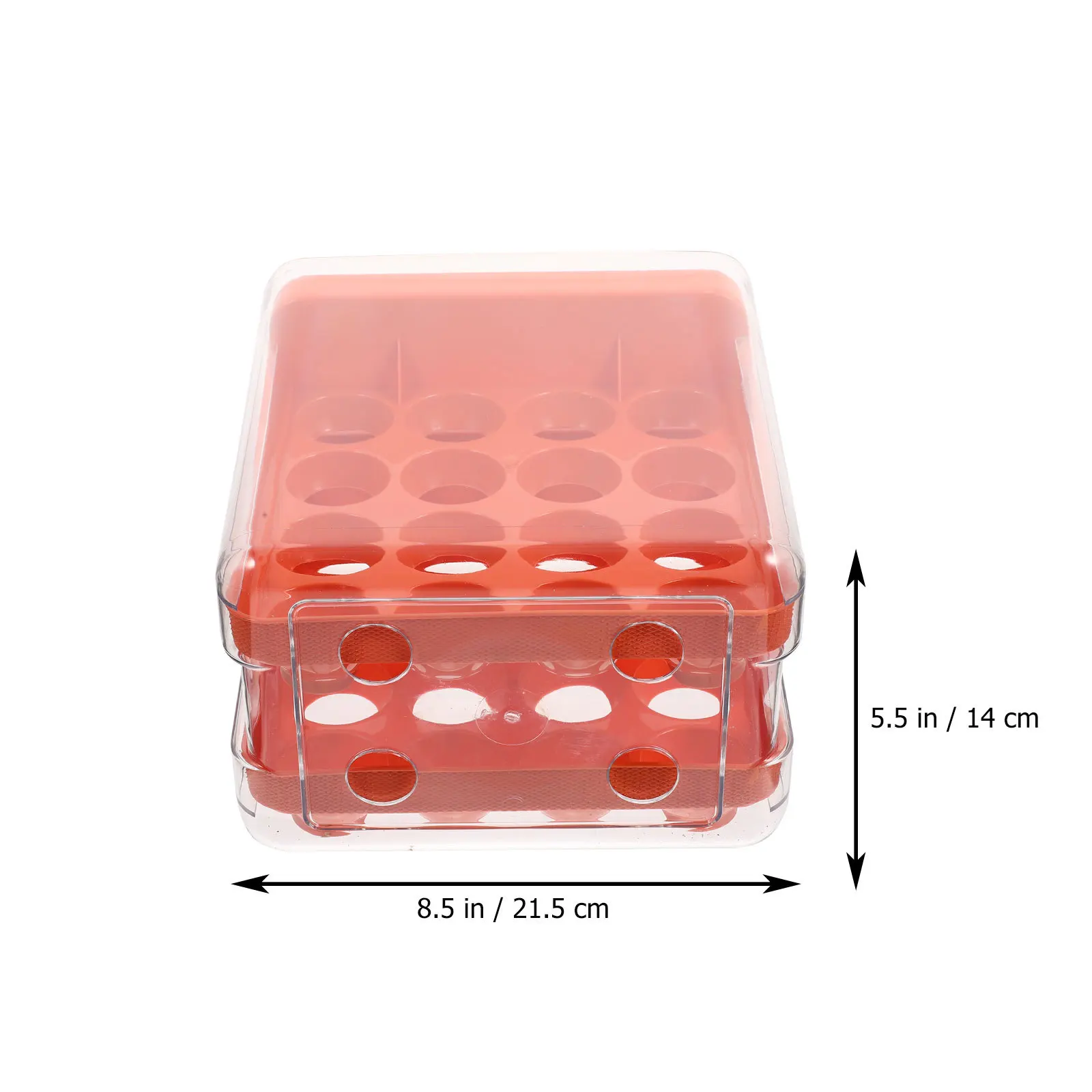 

Egg Organizer Drawer for Refrigerator Thickened Plastic Tray Convenient Multi-Function Kitchen Storage Box Wear-Resistant