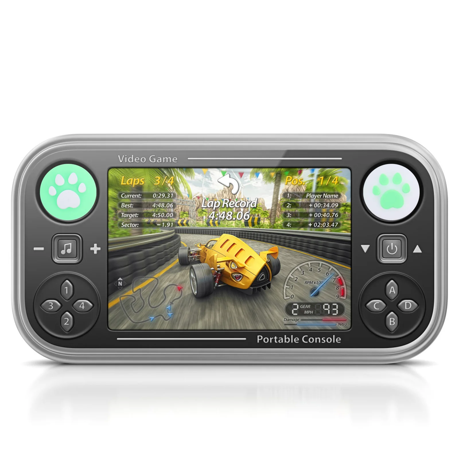 4 قطعة القط باو عصا التحكم قبعات واقية سيليكون الإبهام قبضة يغطي المضادة للانزلاق دائم الألعاب Thumbstick يغطي لوحدات التحكم #4