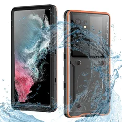 Universal IP68 Waterproof Phone Case for Samsung S24 S23 S22 Ultra Underwater Diving Swimming Cover For iPhone 15 14 13 Pro Max