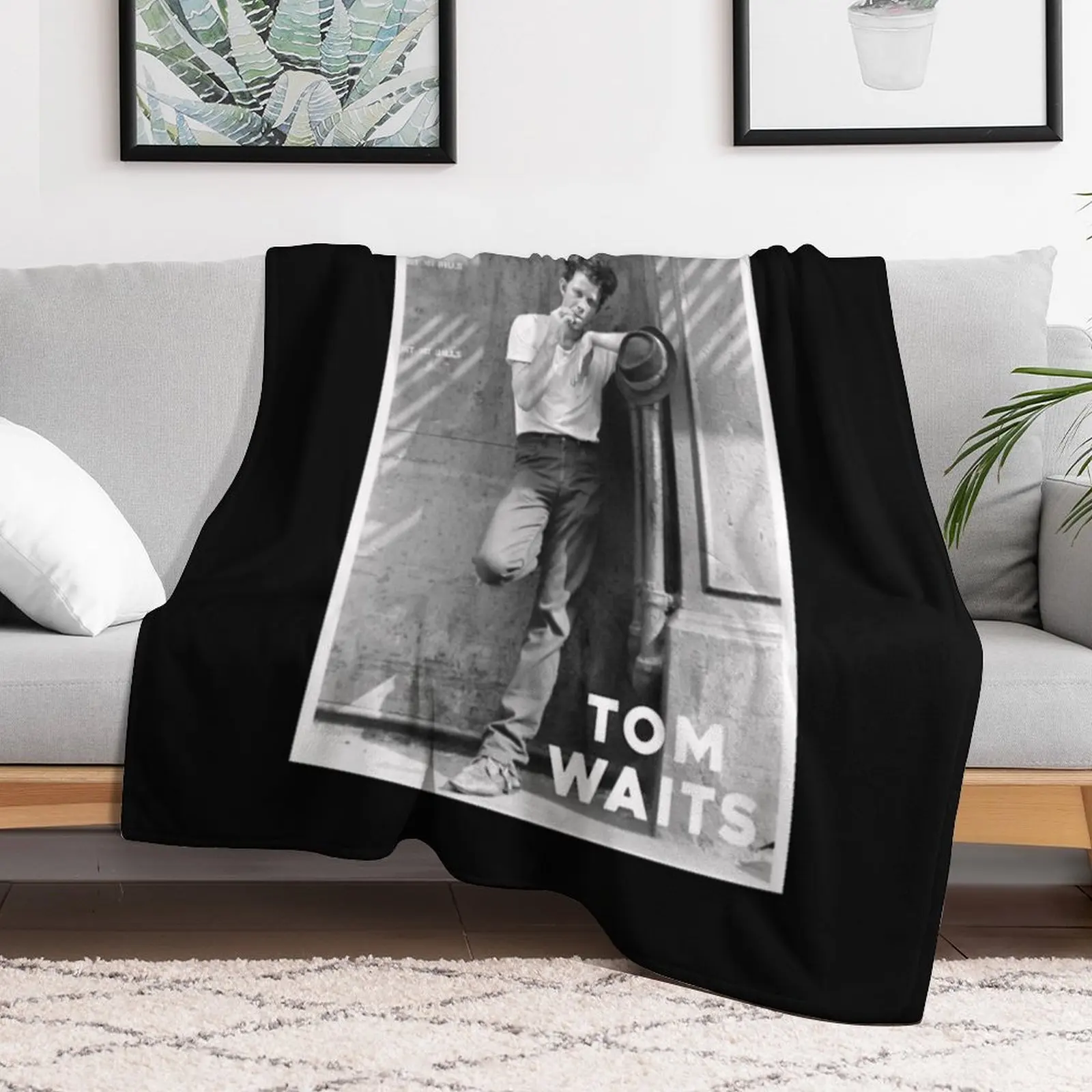 

Tom Waits Throw Blanket Luxury Custom for sofa Blankets