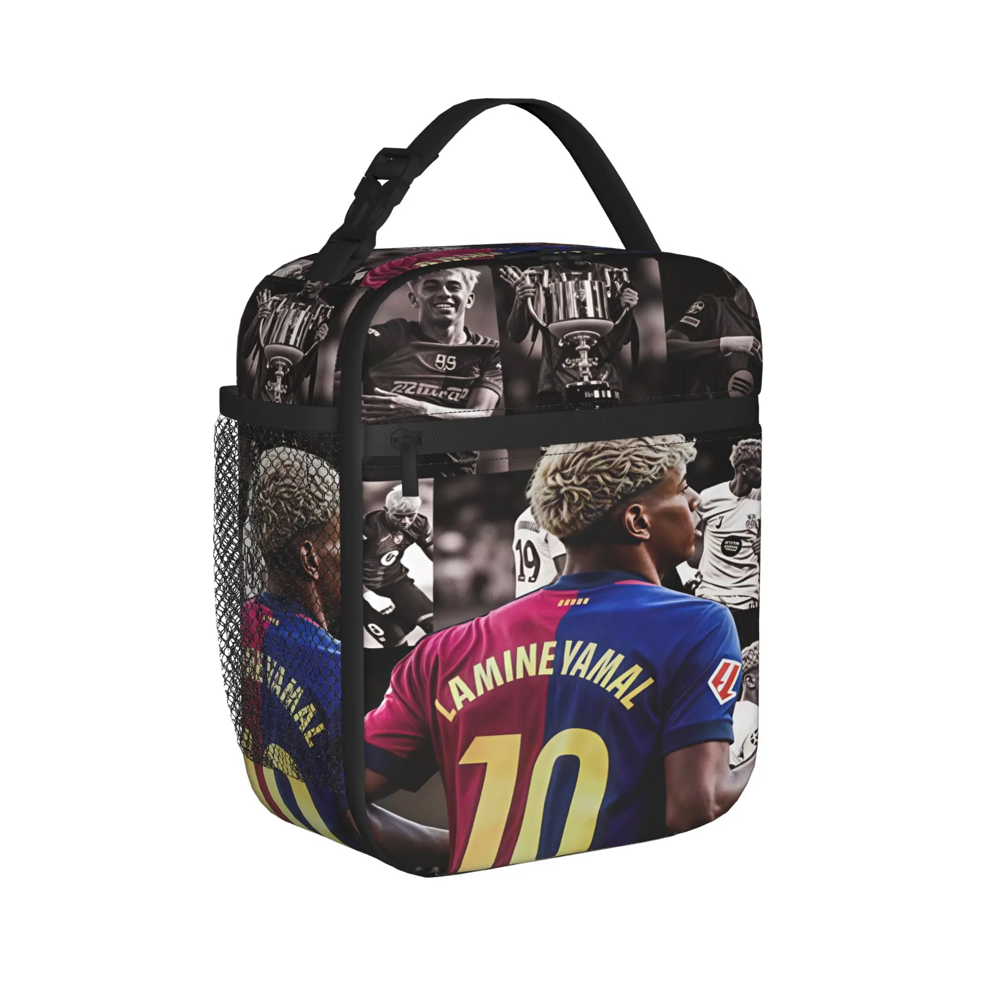 Lamined Y-Yamal Lunch Bag  Portable Insulated Lunch Box Child Travel Graphic Design Cooler Bag Funny Oxford Tote Food Bags