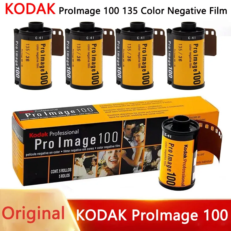 Nuevo para cámaras Kodak M35/M38/H35, película Kodak 135 Pro Image 100, película negativa en color profesional de 35 mm, 36 exposiciones, ISO 160