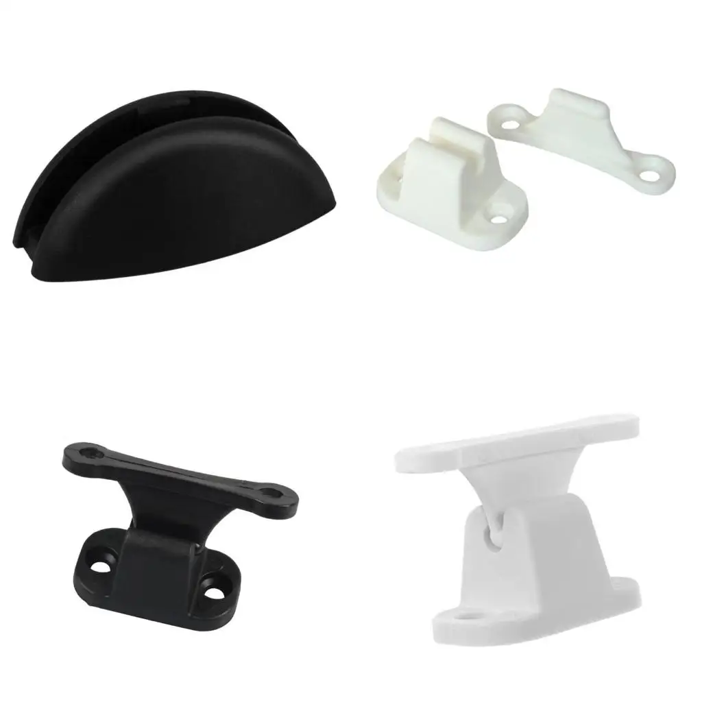 

2Pieces Nylon Door Catches Latches Stoppers Fit for Stable Motorhomes Boat Interiors Improved Safety in Campers Caravans