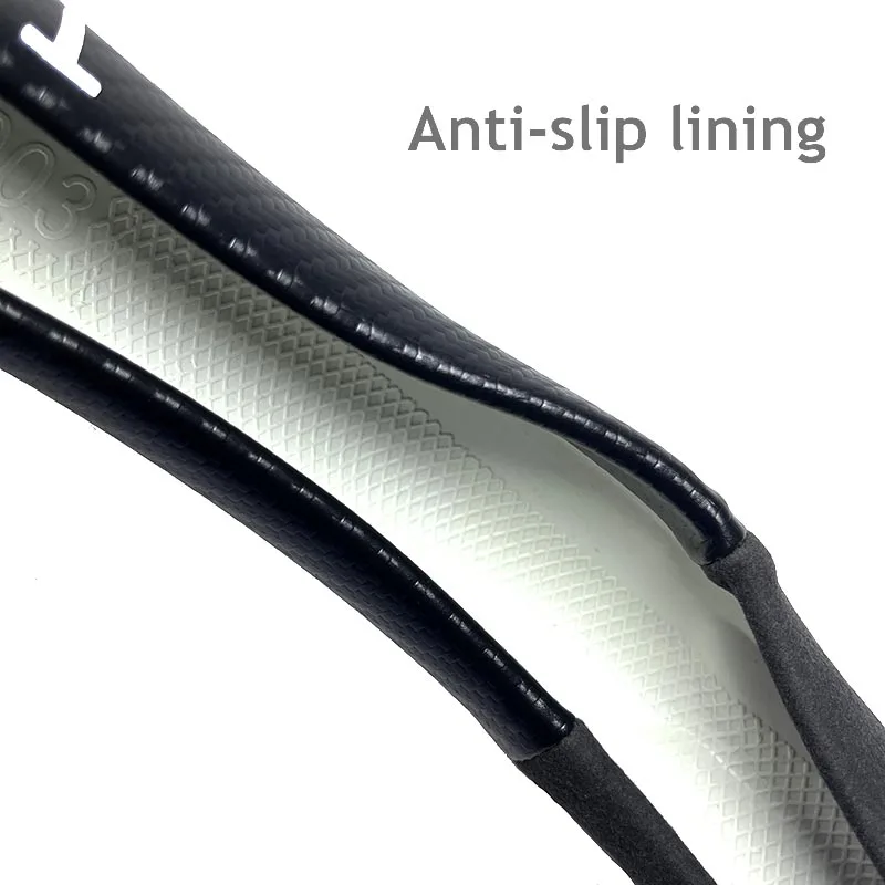 ل Weilai NIO EL8 ET5 EL6 ET7 EL7 ET5 ES8 ET9 ES6 EC7 ES7 ألياف الكربون غطاء عجلة توجيه سيارة الجلود الداخلية اكسسوارات