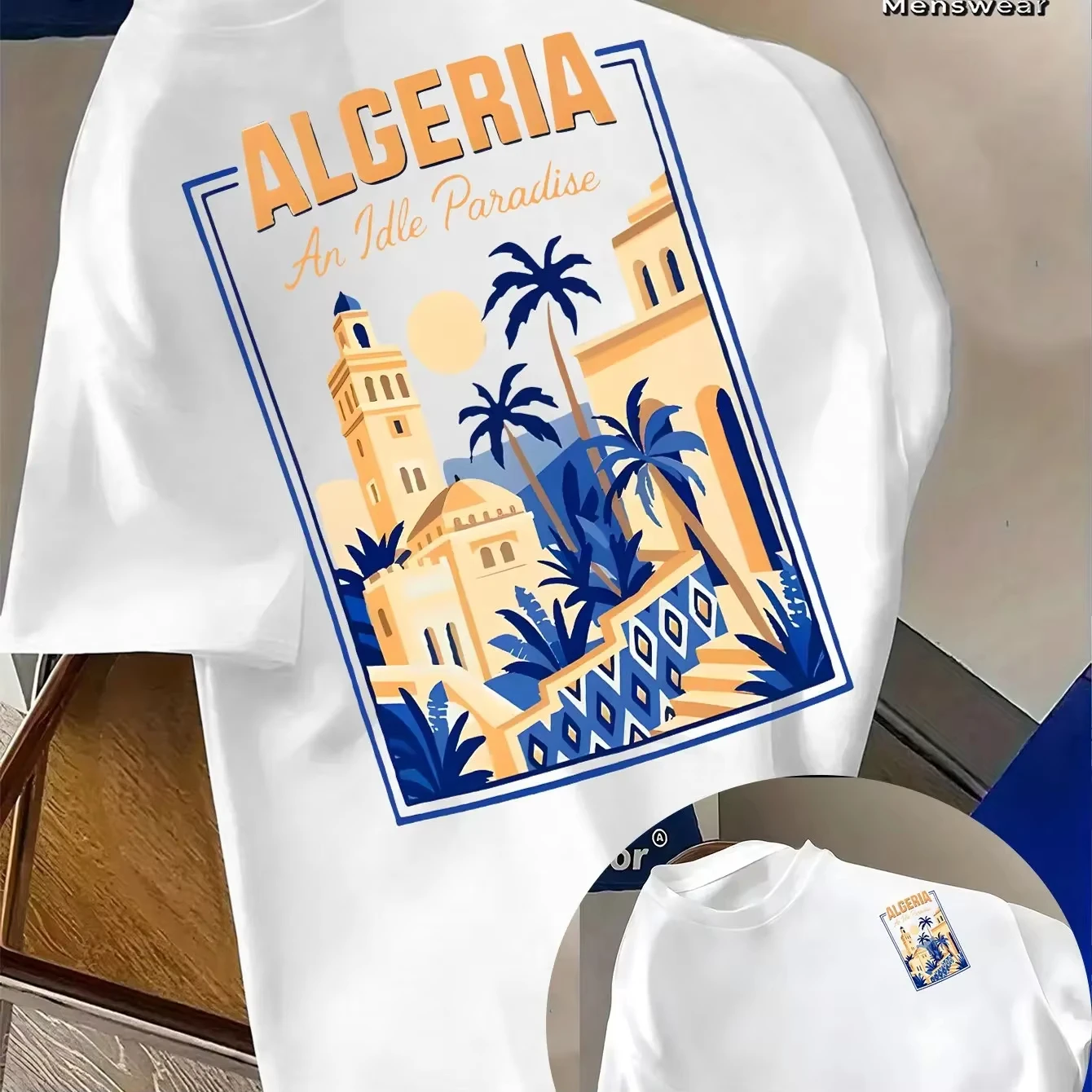 2026 Summer Algerian Travel Men's T-shirt 
