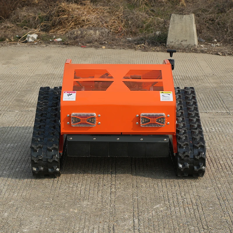 Heavy Duty Wireless Remote Tracked lawn mower Rugged Anti Slip Stable Operation lawn mower Commercial mower