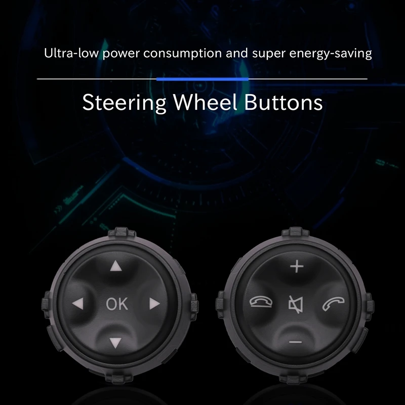 Car Multifunction Steering Wheel Button For Mercedes-Benz W221 S-Class S280 S300 S350 S400 Black