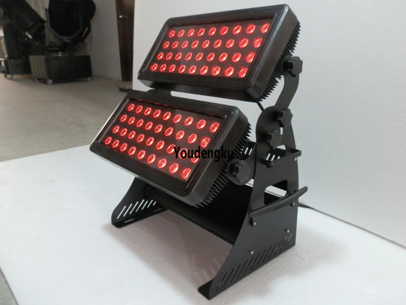 2pcs LED double layer 72*10W 4in1 rgbw waterproof LED city color outdoor wall Building Lighting