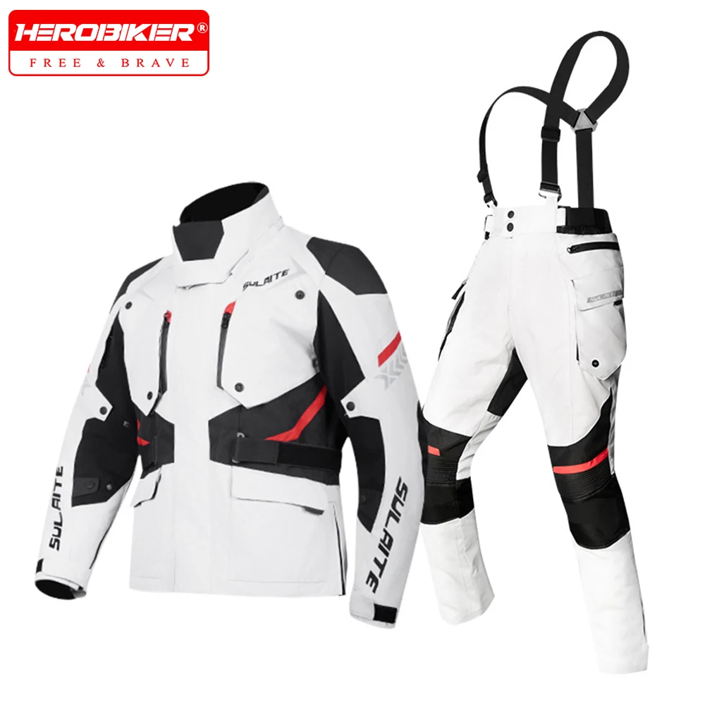 Winter Warm Motorcycle Jacket Reflective Motocross Jacket Detachable Warm Inner Liner Rally Suit Anti Fall Wear-resistant Equip