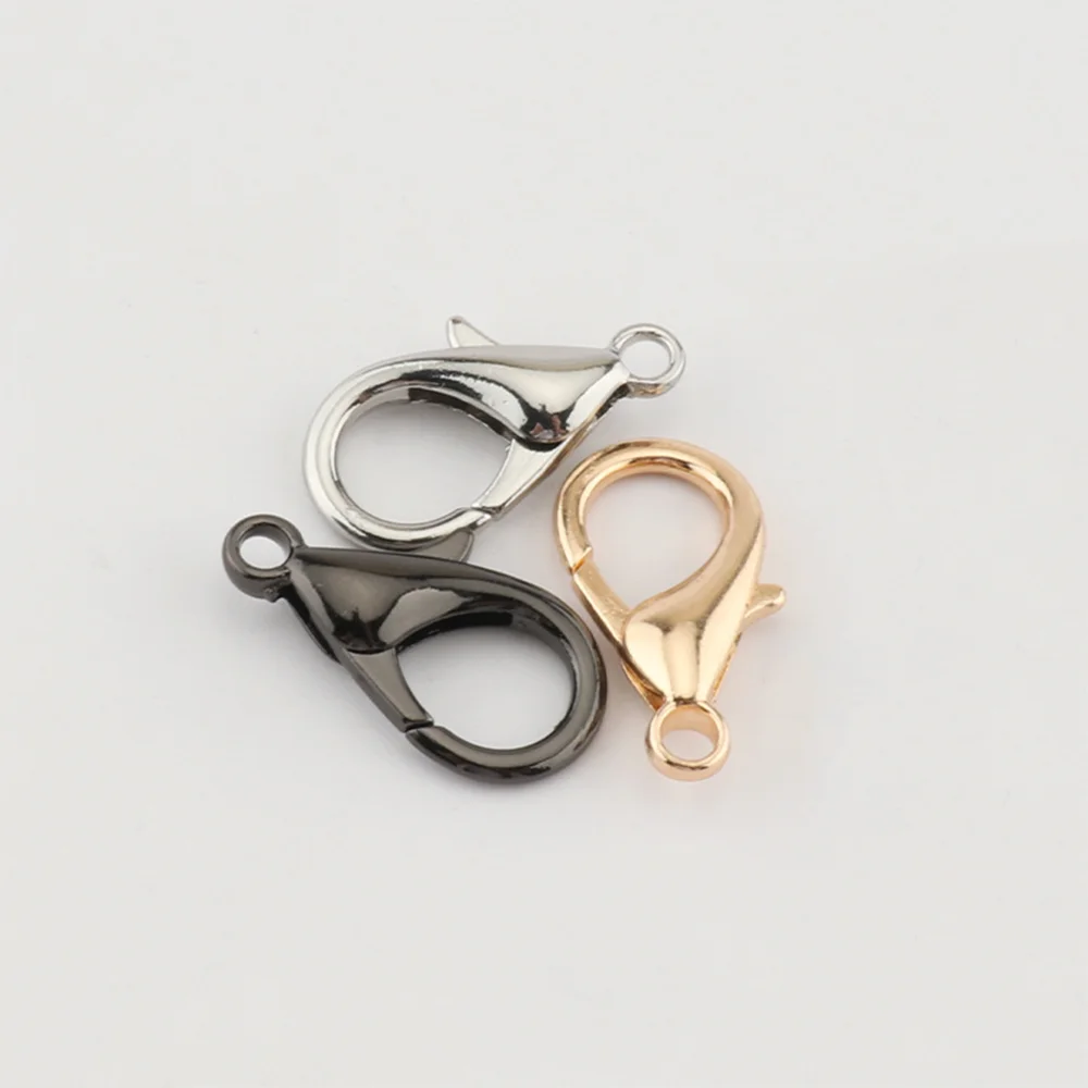 5/10/20PCS Gold Silver Lobster Clasp Open Jump Rings For Jewelry Making Bracelets Necklaces Hooks Chain Closure DIY Accessories