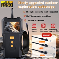 8.0mm 5m/10m/15m Endoscope Camera HD 1080P 4.3-inch IP67 Waterproof Vehicle Inspection, Pipeline Detection and Outdoor Detection