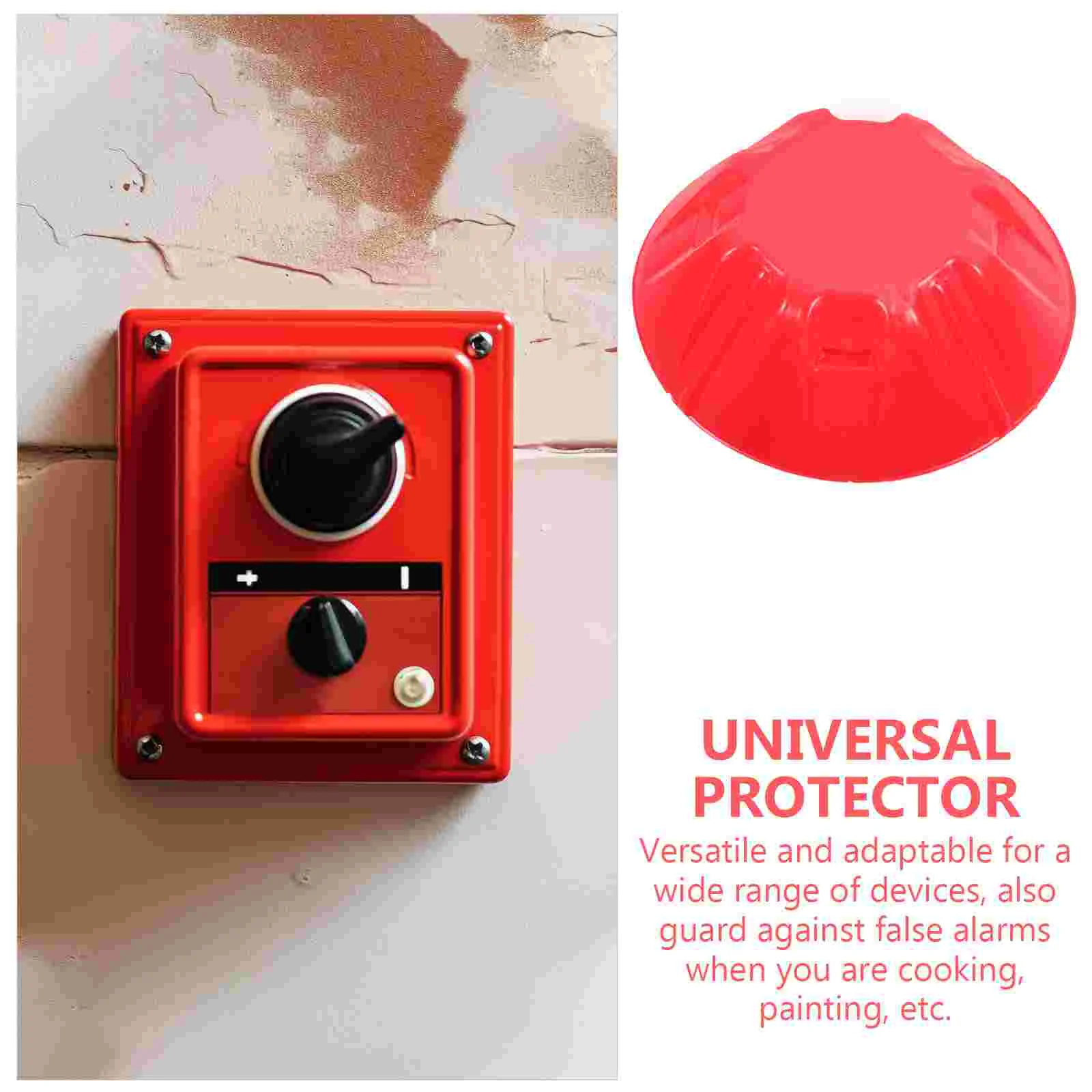 Alarm Stofkap Covers Plastic Rookplaat Caps Rood Herbruikbaar Decoratief