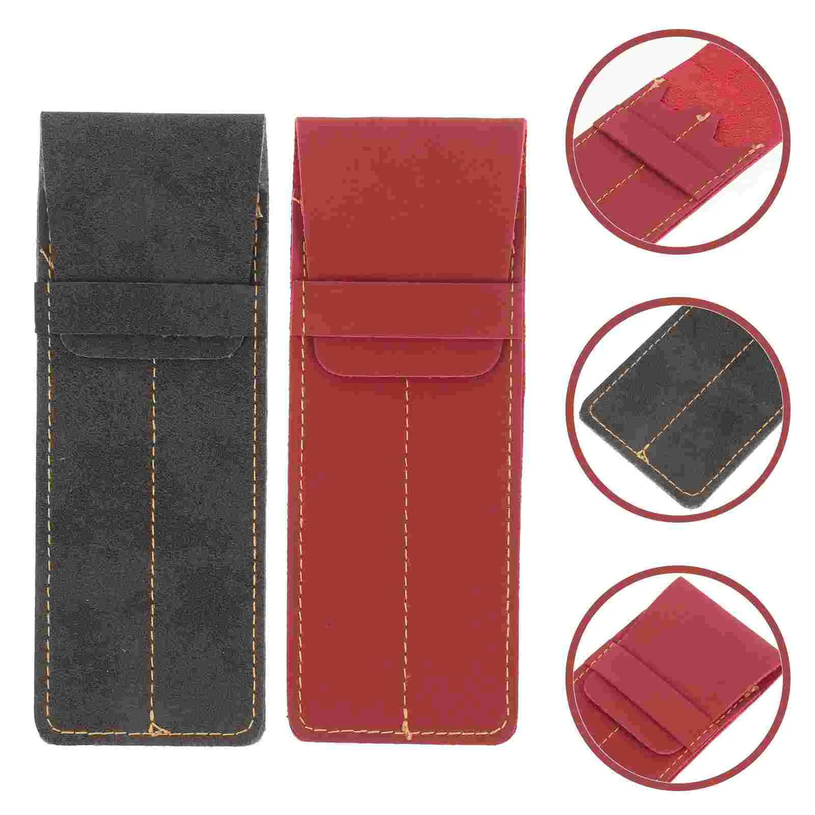 2 шт. европейский и американский чехол для ручек, шариковая точка, двойные коробки, сумка для шариковых ручек с двойным рукавом