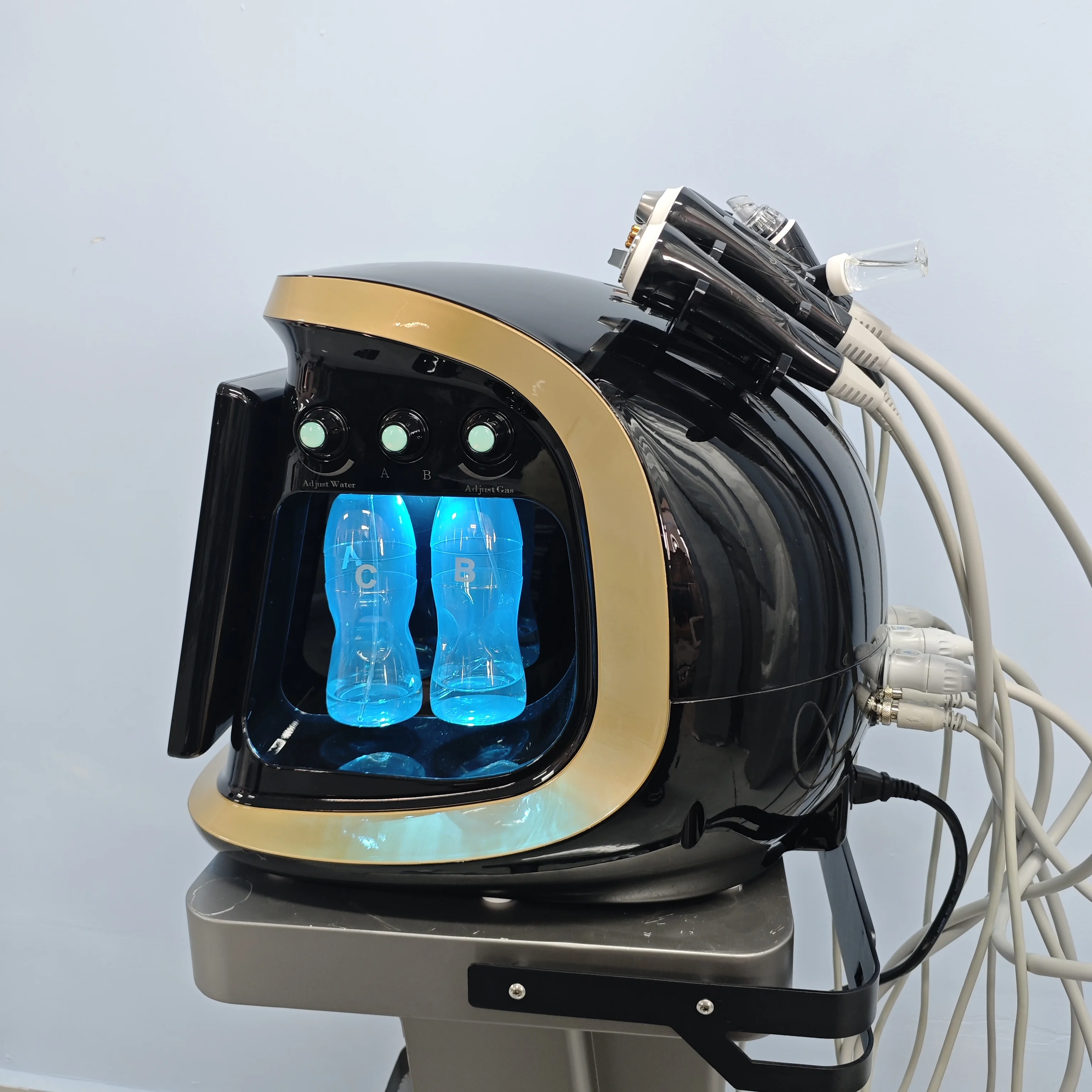 

Facial Beauty Hydra Machine 7 in 1 Dermabrasion Acne Scars for Spa Skin Revitalizer Exfoliators Skin Tightening Moisturizer