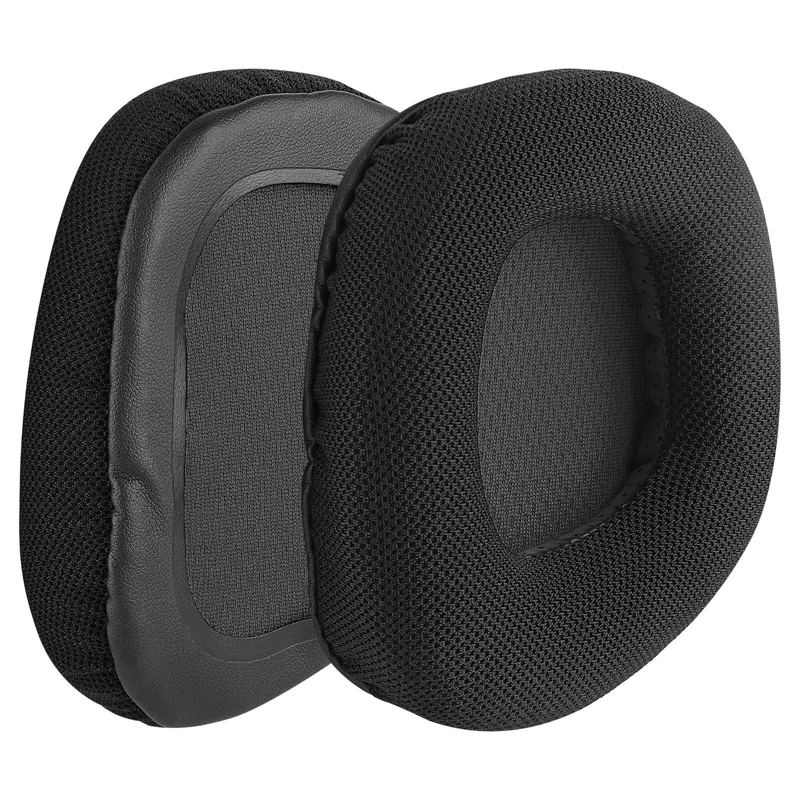 Geekria Comfort Mesh Fabric Replacement Ear Pads for Corsair VOID PRO, Void, Void Pro RGB Headphones Ear Cushions