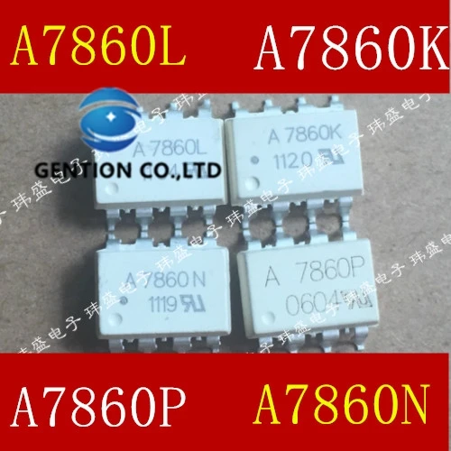 

10 шт. A7860L A7860P A7860N A7860K HCPL-7860L P N K A7860 в наличии 100% новые и оригинальные