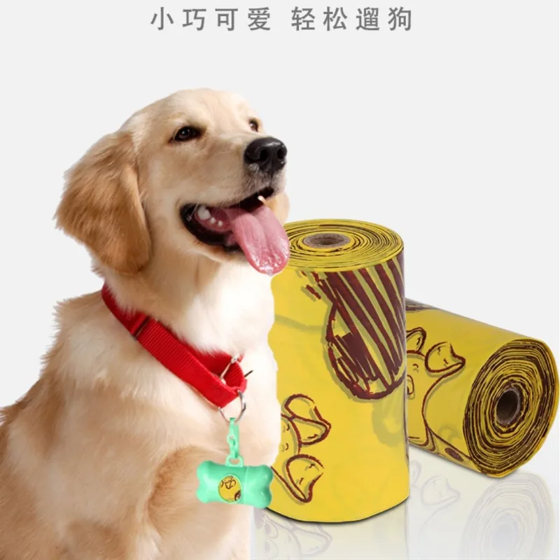 Dog Poop Bags Disposable Biodegradable Environmentally Friendly Garbage Bags Doggie Outdoor Home Clean Pet Bag bolsas caca perro