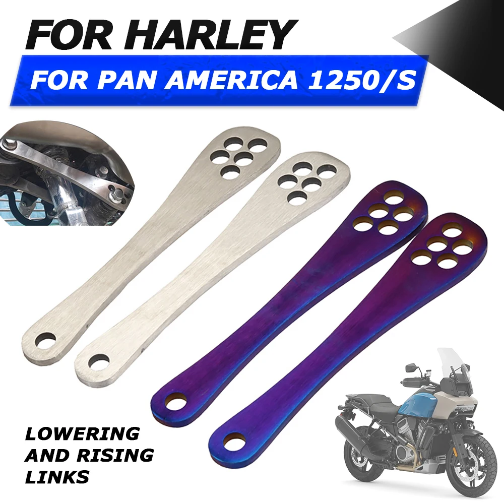 

FOR HARLEY PAN AMERICA 1250 S 1250S PA1250 PA1250S 2022 Motorcycle Rear Arm Suspension Cushion Lowering Links Rising Linkage