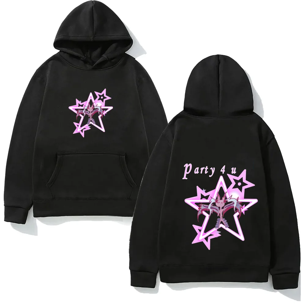 

Charli xcx - party 4 u Hoodies Graphic Printing Fleece Manga Sweatshirt for Autumn/Winter Gothic RetroClothing Comfortable Hoody