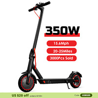 HEZZO 36v 350W 10.4Ah 15.6MPH Electric Scooter Adult HS-04Pro 8.5\