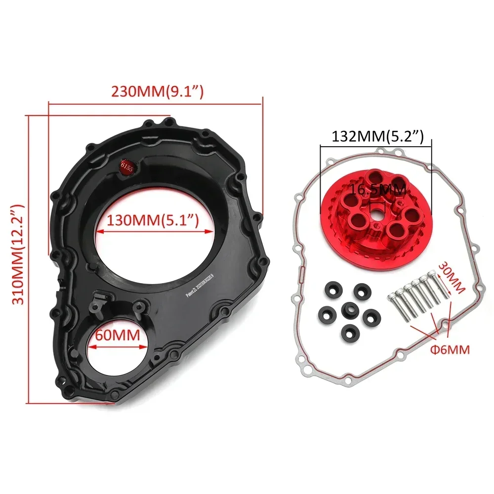 Motorcycle Engine Stator Cover W/Gasket For Suzuki 2006-2020 GSXR 600 750 2019