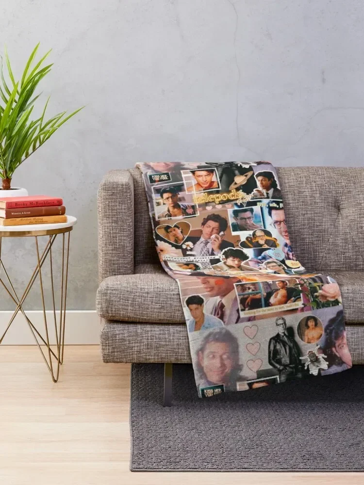 Jeff Goldblum Throw Blanket Luxury Designer blankets and throws Extra Large Throw fluffy Beach Blankets