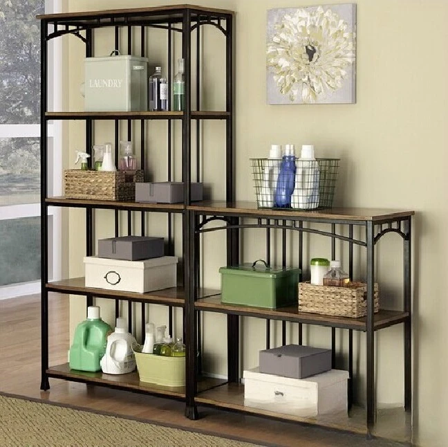 

Baffle rack, background wall decorative floor storage rack