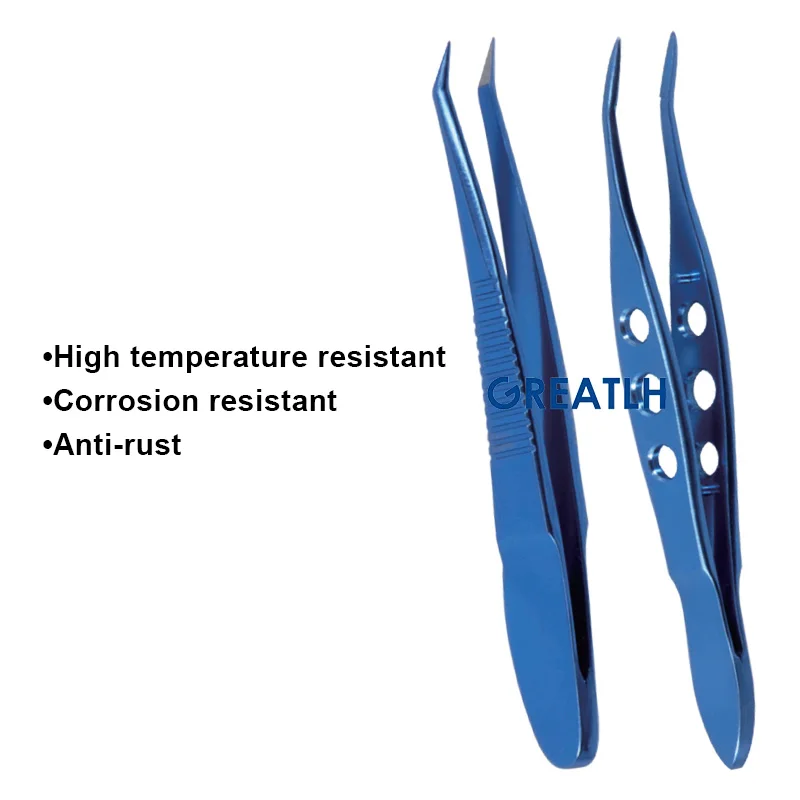 Titanium Alloy Ciliary Forceps Ophthalmic Forceps Eyelid Tools Ophthalmic Instrument