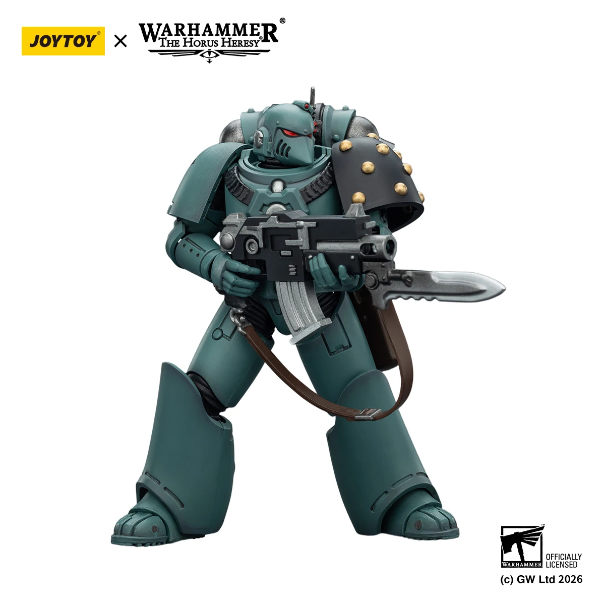 

[Pre Order]JOYTOY Warhammer 40K 1/18 Action Figure Sons of Horus MKVI Tactical Legionary Anime figures Toys Collection