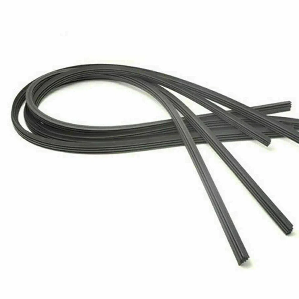 1/2Pcs Vehicle Insert Soft Rubber Strip (Refill) For Frameless Wiper 6.5mm 28\