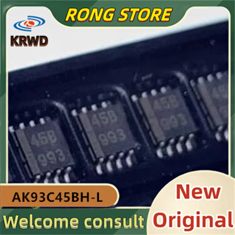 

10 шт. 45B новые и оригинальные AK93C45BH-L AK93C45BH AK93C45 MSOP-8