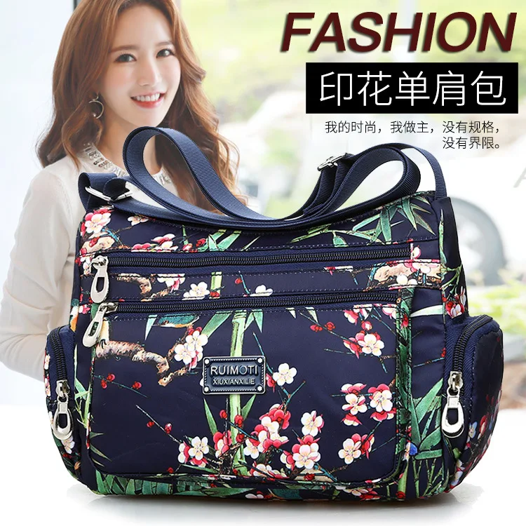 

New Oxford Crossbody Bags for Women Small Phone Messenger Bag Purses Nylon Cloth Casual Women's Shoulder Bag Handbags 2024