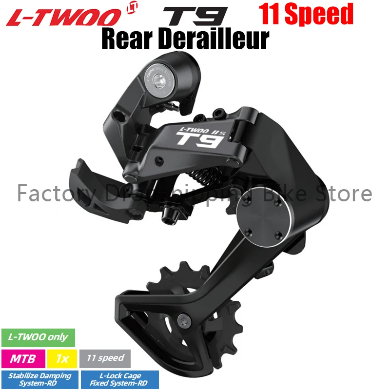 LTWOO T9 1x11 Speed MTB Kits 11V Damping System Rear Derailleur SUNSHINE 42T/46T/50T Cassette X11 Chains Bicycle Parts