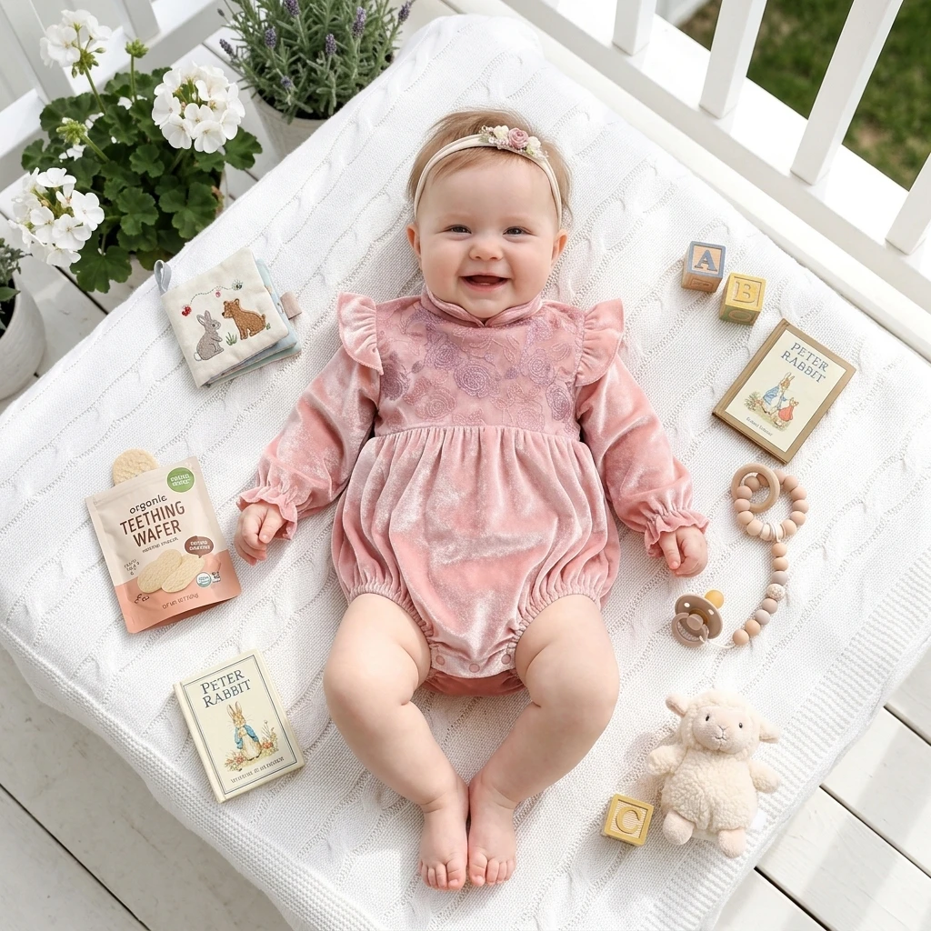 Warm Baby Girls Lace Bodysuits Toddlers Autumn Solid Princess Winter Clothing