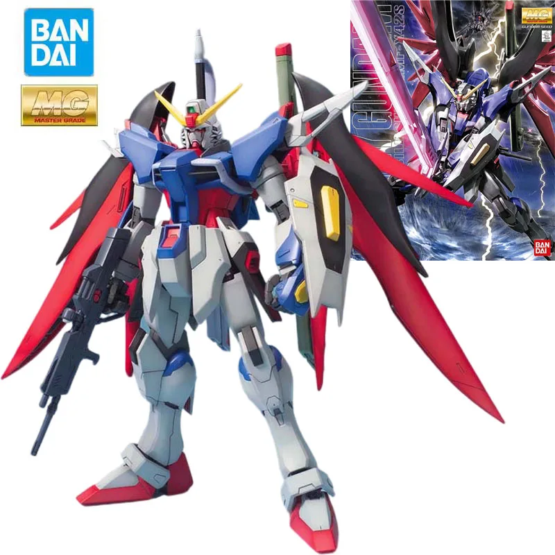 

Bandai Genuine Gundam Model Garage Kit MG Series 1/100 DESTINY GUNDAM Anime Action Figure Toys for Boys Collectible Toy