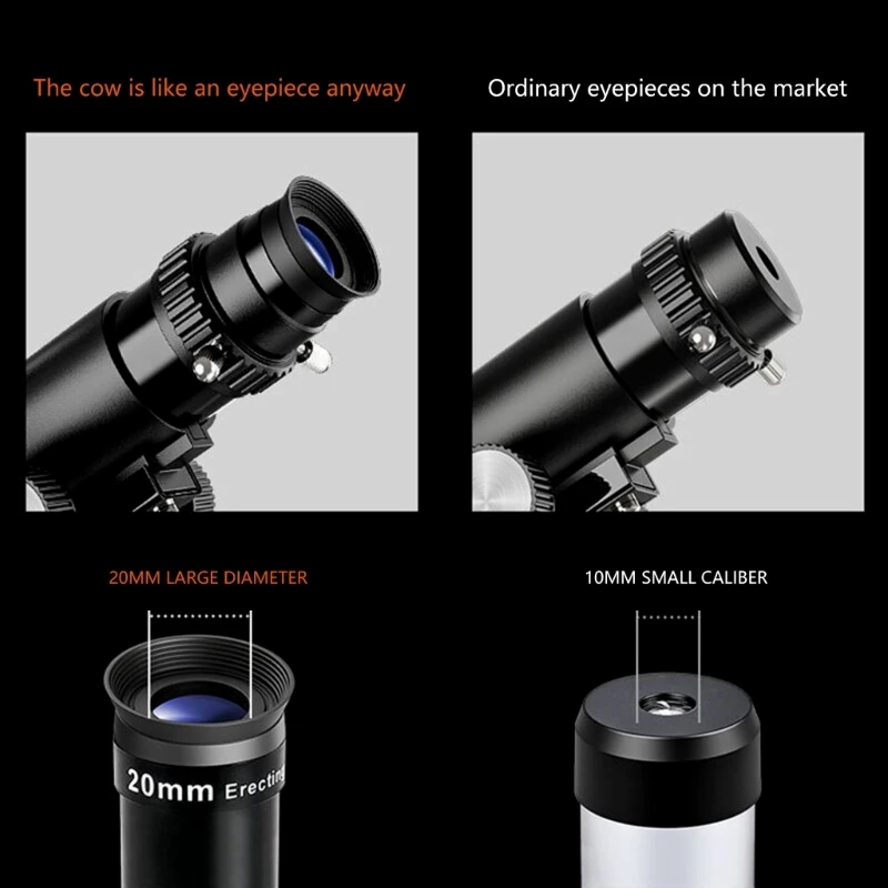 Wide 20mm Erecting Eyepiece High Claritys Coated Optics Glass