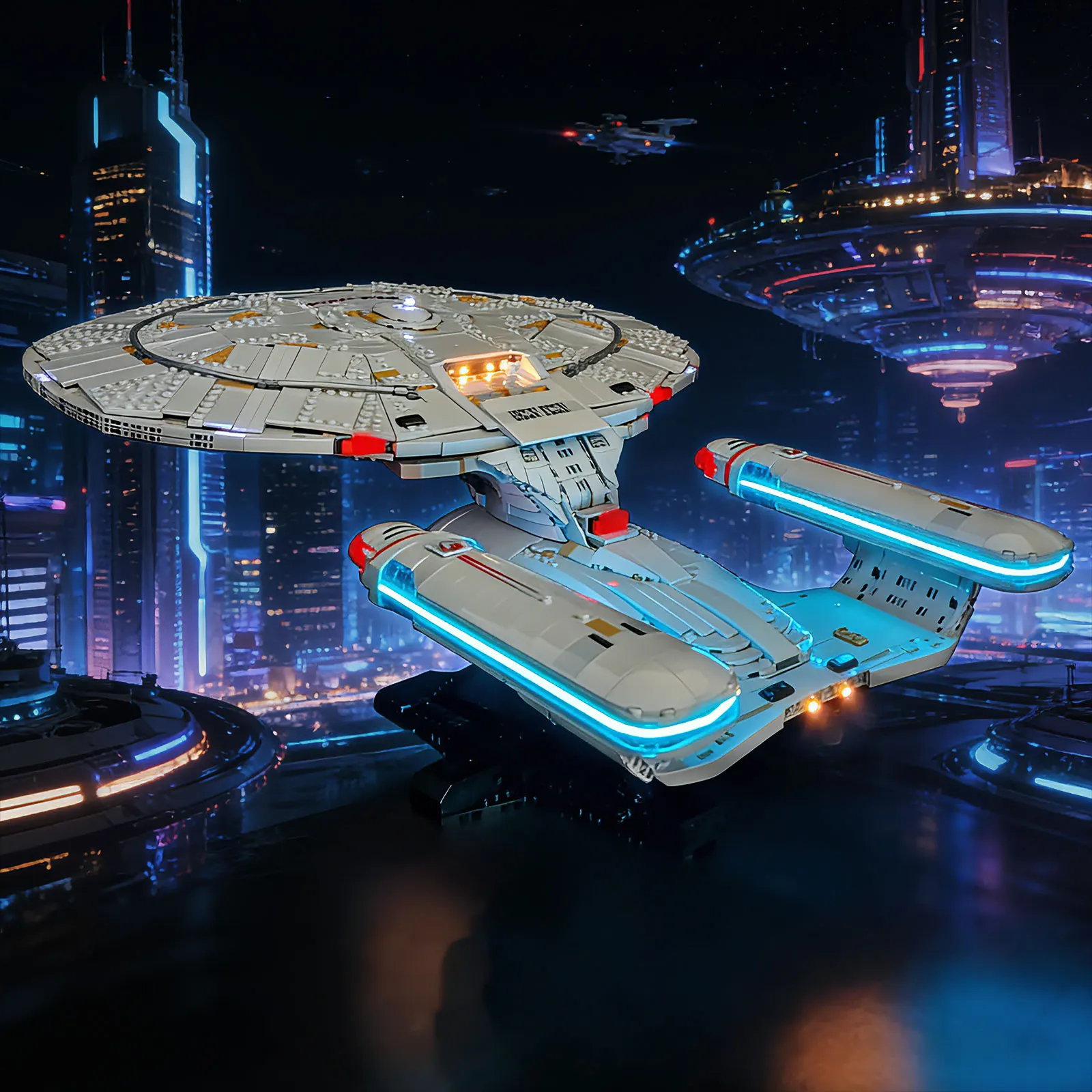 

Комплект светодиодного освещения LYBMTWF, совместимый с Lego 10356 Star Trek (модельные кирпичи не входят)