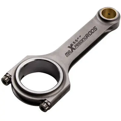 MaXpeedingrods TUV EN24 H Beam Connecting Rods Manufacture 6 Pcs Racing 131.1 Mm Conrod For Alfa Romeo GTV6 75 2.5 3.0 V6