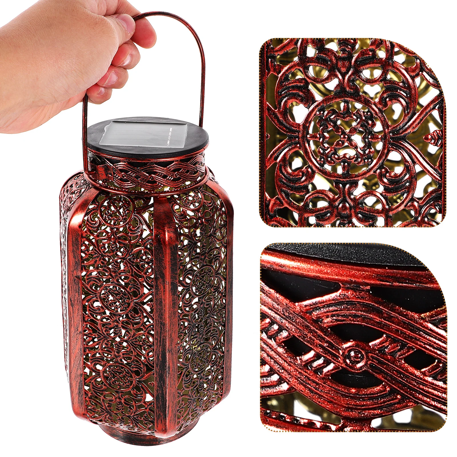

Solar Lantern Winter Gourd Outdoor Decorative Hanging Light IP55 Waterproof Garden Lighting Solar Powered Porch Trees