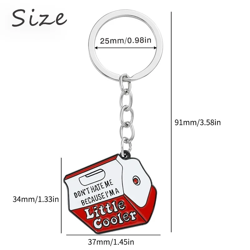 Funny Keychain for Women Men|Cool Metal Enamel Key Chain for Purse Bag Accessories,Cute Socially Awkward Keyrings for Car Key