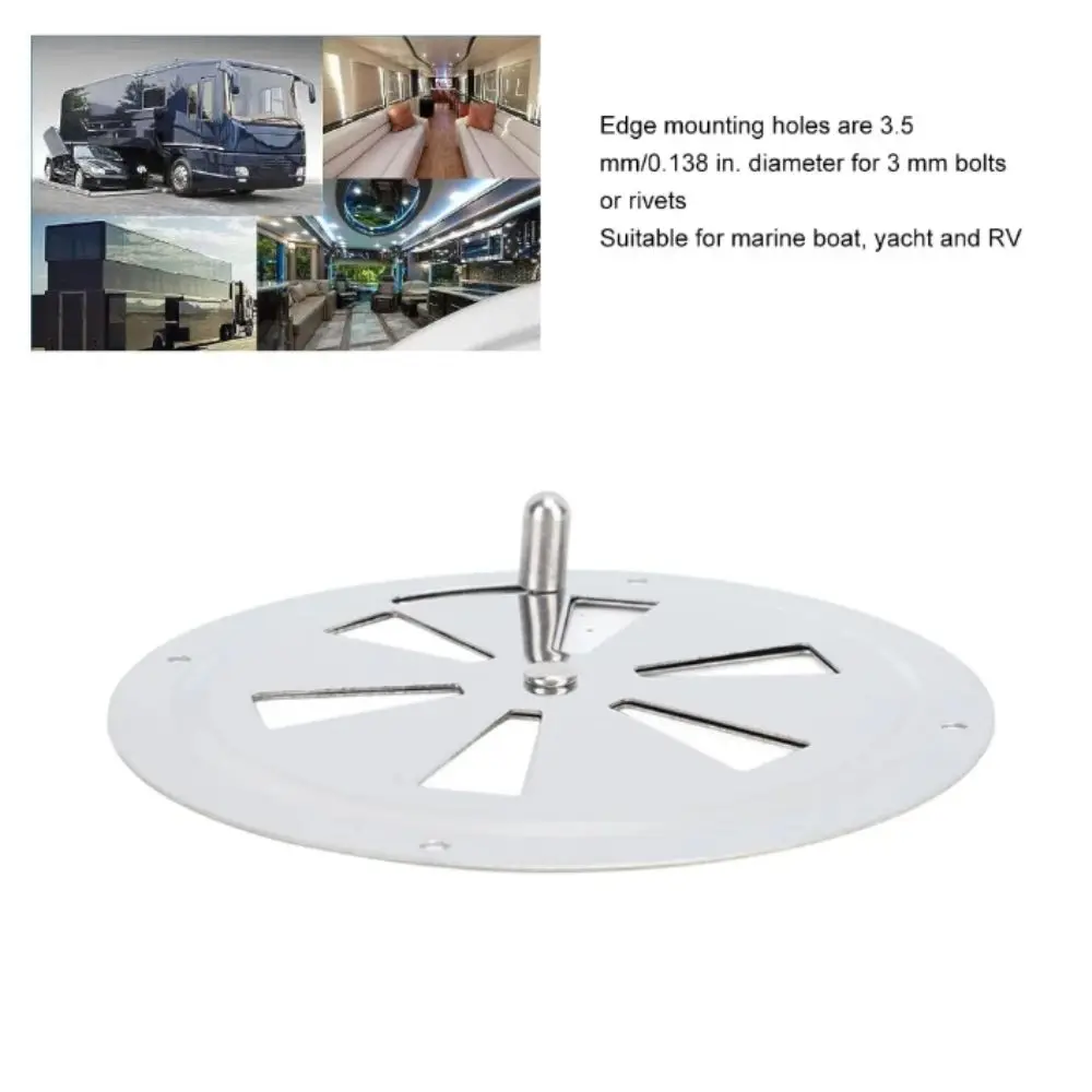 

316 Stainless Steel Boat Air Vent Polished Stainless Finish Anti-corrosion Ventilation Plate Long-Lasting Performance
