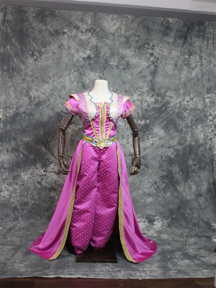Princess Jasmine Purple Outfit: The Real Deal for Authentic Disney Cosplay  and Elegant Evening Wear