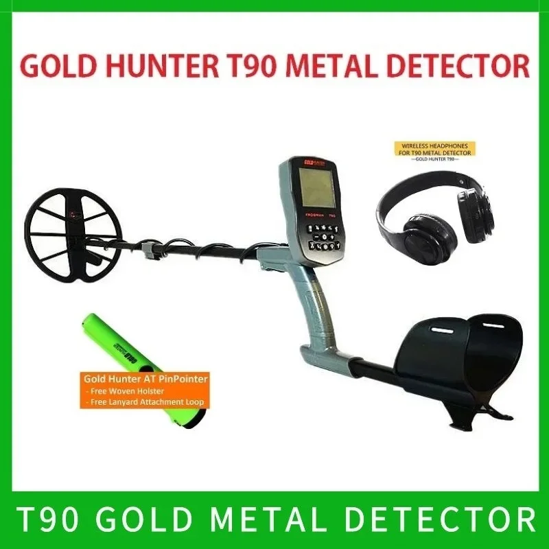 Frogman T90 High Sensitivity Underground Gold Metal Detector Waterproof PinPointer