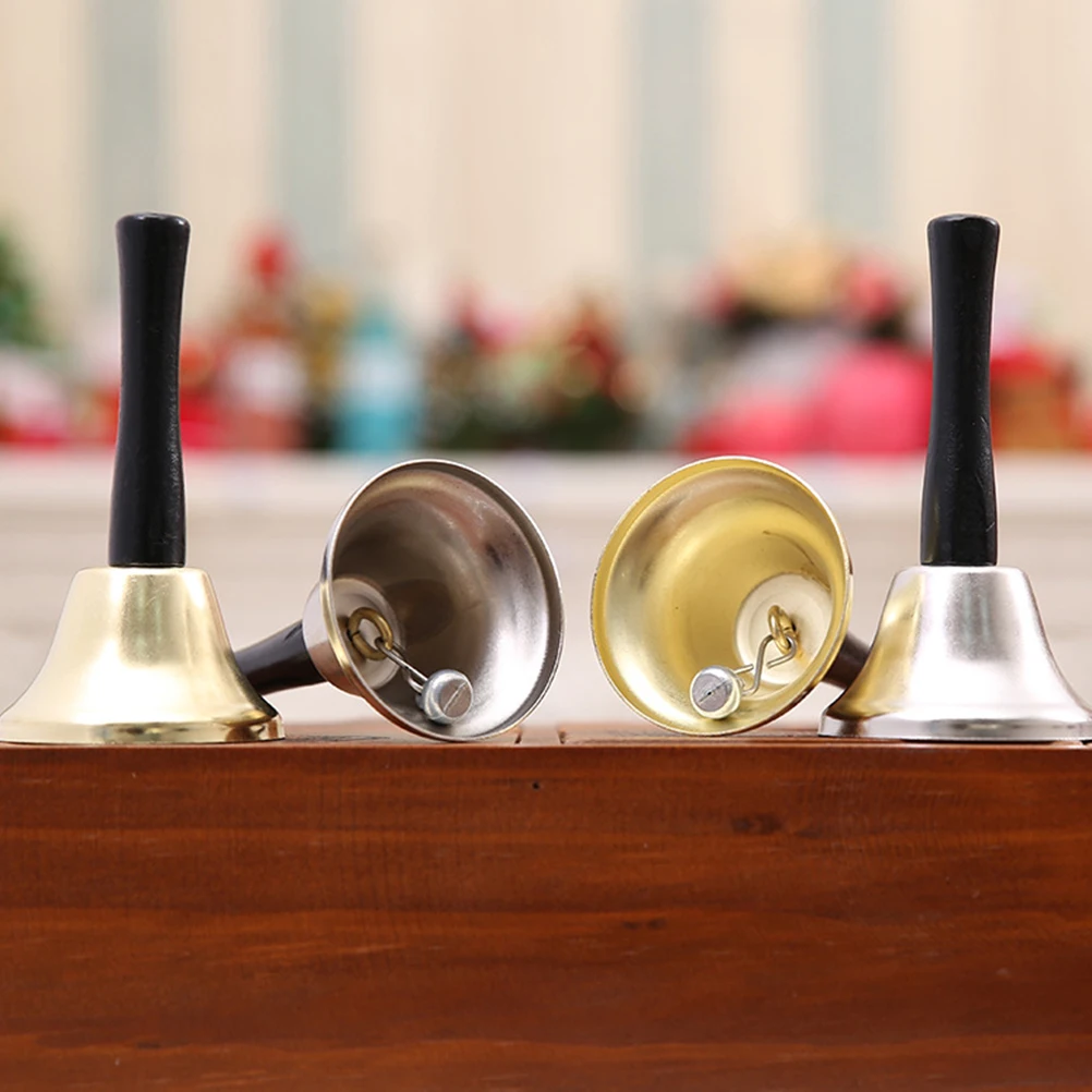 

Musical Christmas Decor Hand Bell Metal Bells for Kids Santa